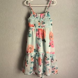 Girls Dress - Mint Floral - 5